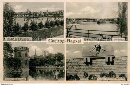 73754308 Castrop-Rauxel Gondelteich Schloss-Bladenhorst Krieger-Ehrenmal Castrop