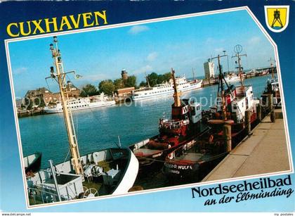 73234281 Cuxhaven Nordseebad Hafen Cuxhaven Nordseebad