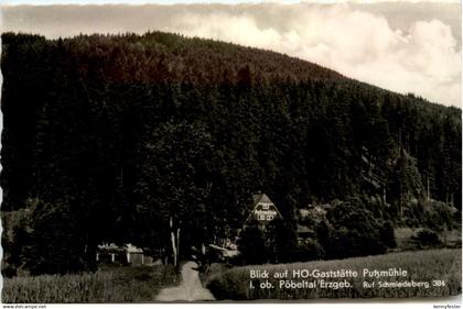 Schmiedeberg i. Erzgeb., Blick auf Gaststätte Putzmühle