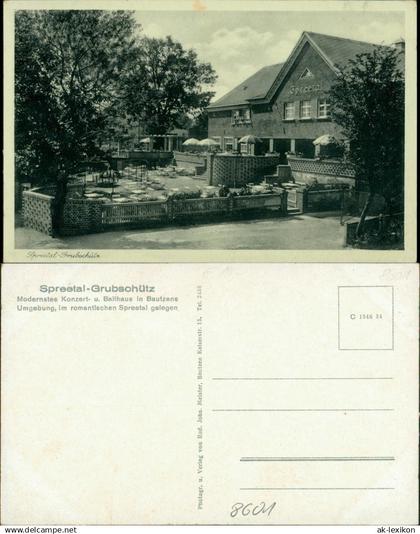 Grubschütz Doberschau-Gaußig  Restauration Spreetal b Bautzen 1928