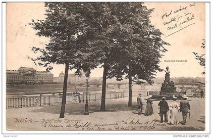 allemagne  : DRESDEN  :   brühl' sche  terrasse