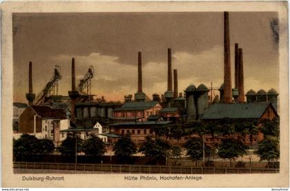 Duisburg-Ruhrort, Hütte Phönix, Hochofen-Anlage