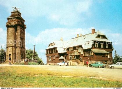 73151733 Auersberg Wildenthal Aussichtsturm und Berghotel Auersberg Auersberg