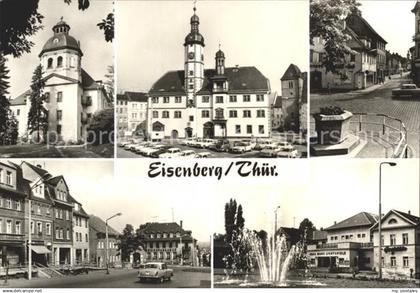 72220297 Eisenberg Thueringen Schlosskirche Rathaus Platz der Republik Eisenberg