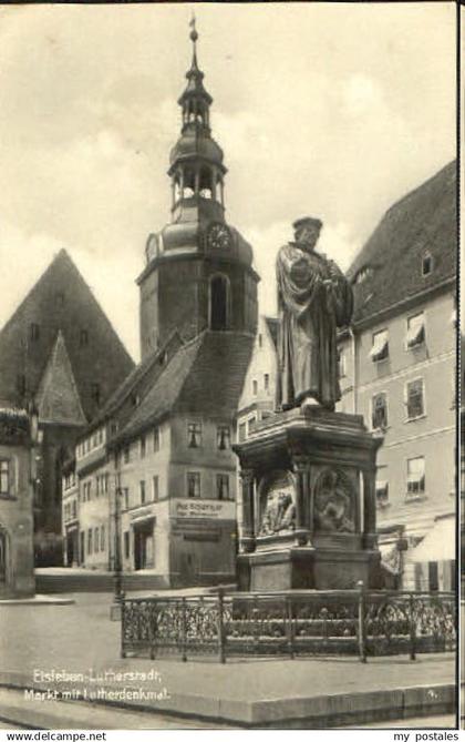 70096637 Eisleben Eisleben Markt Denkmal x 1930