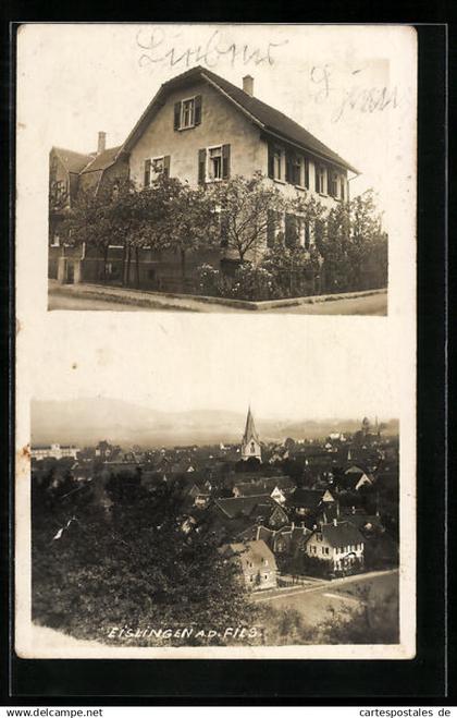 AK Eislingen /Fils, Wohnhaus, Ortsansicht