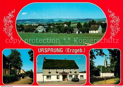 73742659 Ursprung Erzgebirge Panorama Ortsmotiv Reisslands Landgaststaette Kirch