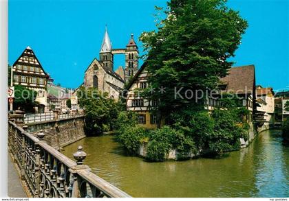 73181518 Esslingen Neckar Stadtkirche Neckarpartie Esslingen Neckar