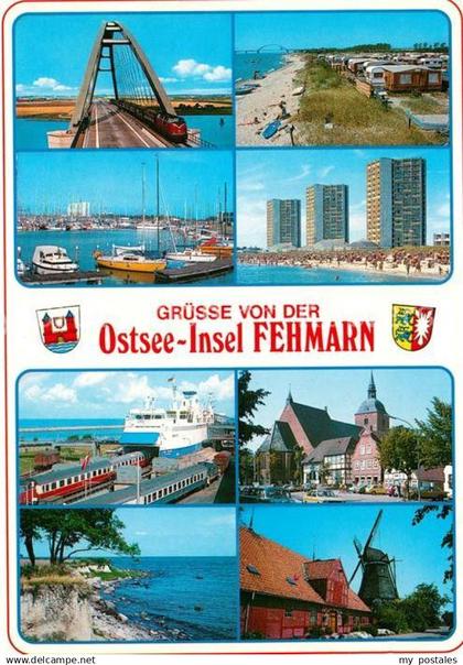 73122977 Fehmarn Bruecke Hochhaus Hafen Faehre Fehmarn