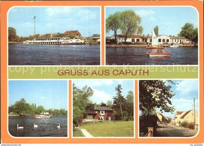 72547366 Caputh Schwielochsee Dampferanlegestelle Gaststaette Strandbad Caputh M