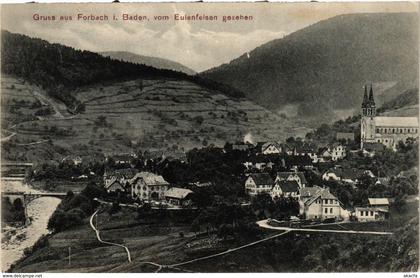 CPA AK Forbach - Forbach vom Eulenfelsen Gesehen GERMANY (910438)