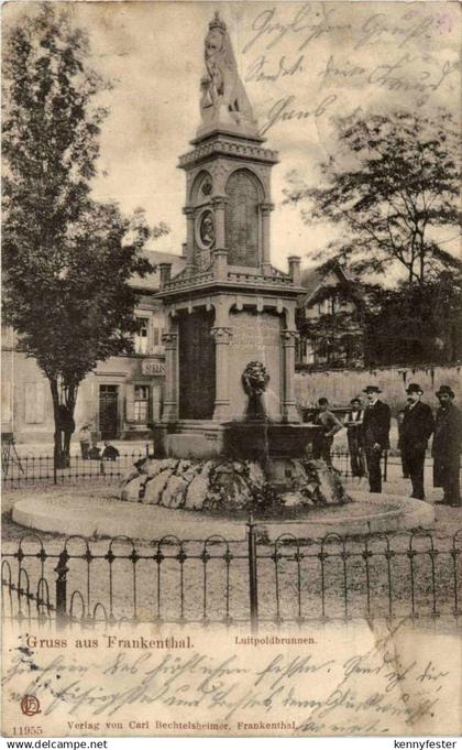 Gruss aus Frankenthal - Luitpoldbrunnen