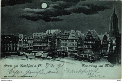 CPA AK Frankfurt a.M.- Romerberg mit Hesse GERMANY (1027632)