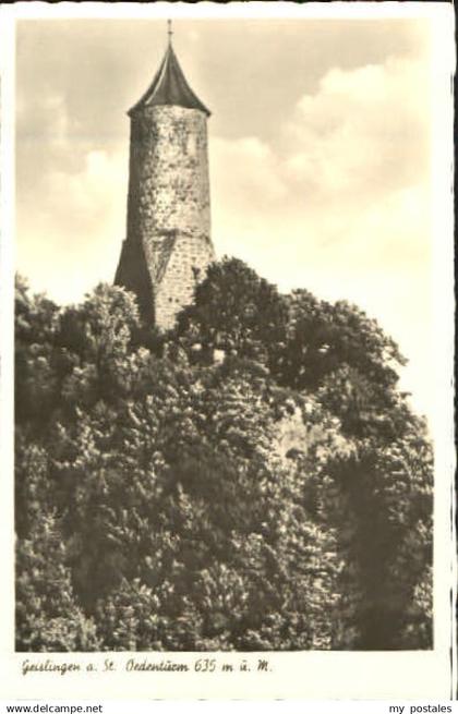 70112729 Geislingen Geislingen Turm ungelaufen ca. 1955