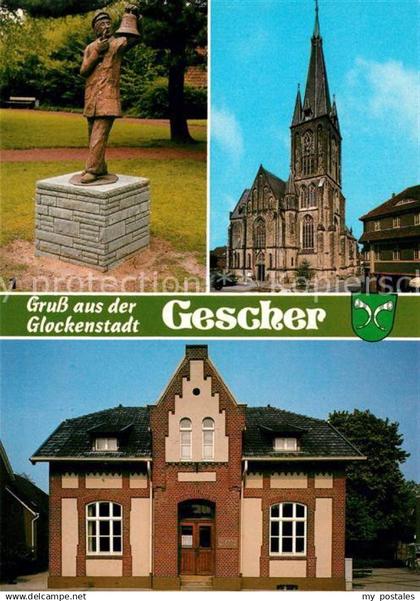 73067097 Gescher Glockengiesserplastik Glockenmuseum Kirche