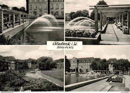 73893621 Gladbeck Jovy Platz Teilansichten Wasserspiele Gladbeck