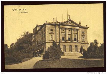 Cpa d´ Allemagne basse Saxe Gottingen Stadttheater  Goettingen  V1c