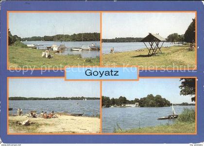 72135983 Goyatz Schwielochsee Strand Bootssteg