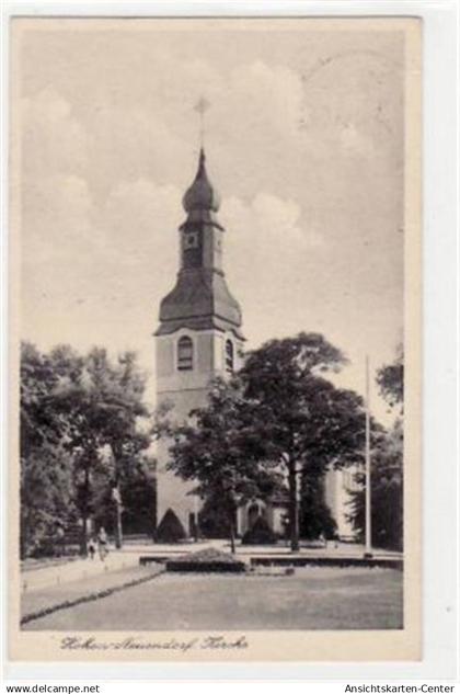 39000793 - Kirche in Hohen-Neuendorf. Postalisch befoerdert mit Marke 1943. Gute Erhaltung.