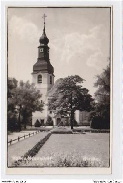 39032881 - Kirche von Hohen Neuendorf gelaufen. Rueckseite leicht fleckig. Schrift leicht durchgedrueckt, sonst gut erh