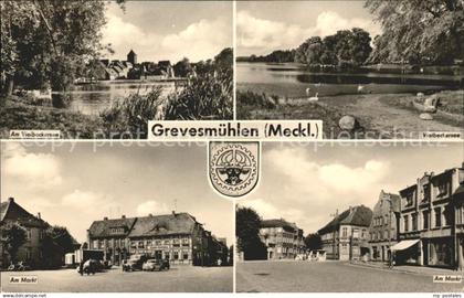 71540306 Grevesmuehlen Ortsblick mit Vielbeckersee Am Markt