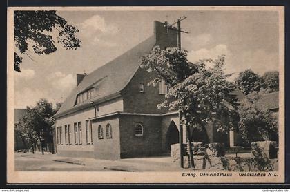 AK Grossräschen /N.-L., Evang. Gemeindehaus