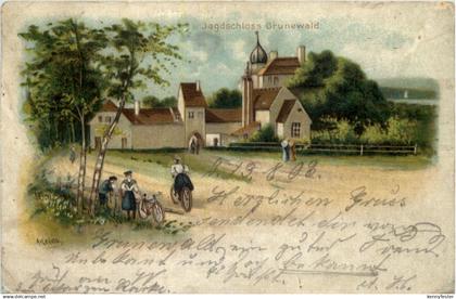 Jagdschloss Grunewald - Litho