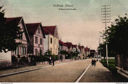 Hassloch, Eisenbahnstrasse, um 1910/20