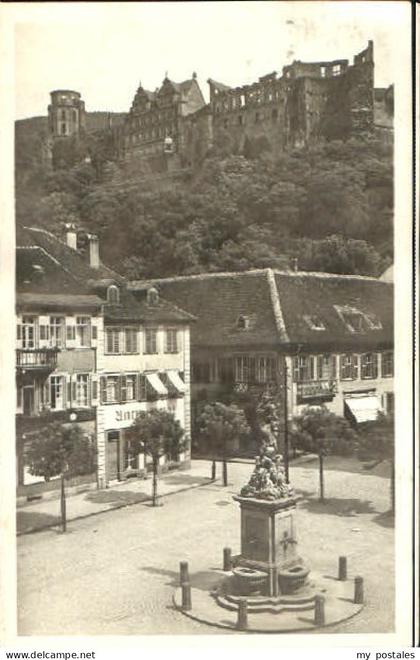 70100477 Heidelberg Neckar Heidelberg Kornmarkt x 1930 Heidelberg