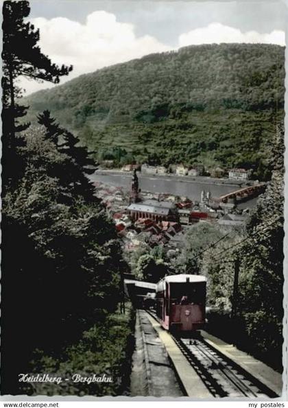 70134661 Heidelberg Neckar Heidelberg Bergbahn *