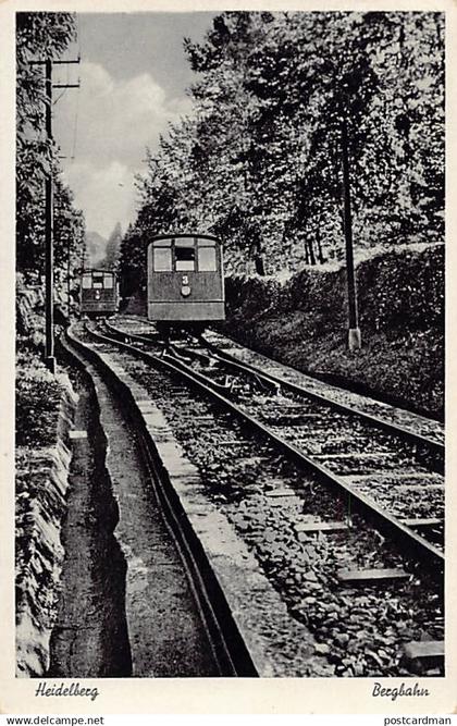 Heidelberg (BW) Bergbahn - Kunstverlag Edm. v. König, Heidelberg