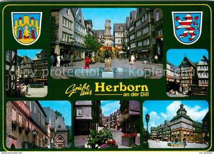 72791424 Herborn Hessen Ortspartien Fachwerk Herborn