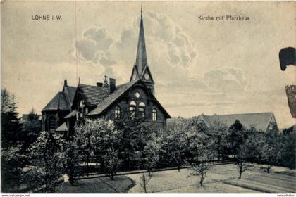 Löhne, Kirche mit Pfarrhaus