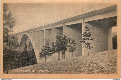 Teufelsbrücke der Autobahn bei Hermsdorf