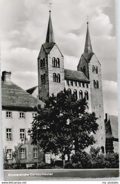 70136503 Hoexter Weser Hoexter Kloster Kirche Corvey *