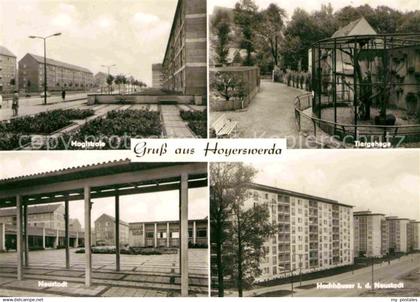 72633788 Hoyerswerda Magistrasse Tiergehege Hochhaeuser Neustadt