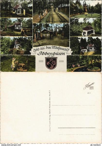 Ansichtskarte Ibbenbüren Mehrbildkarte Wald Partien 1960