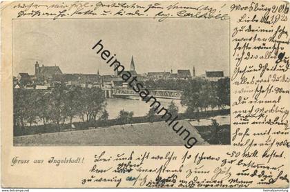 Ingolstadt - Gesamtansicht - gel. 1923