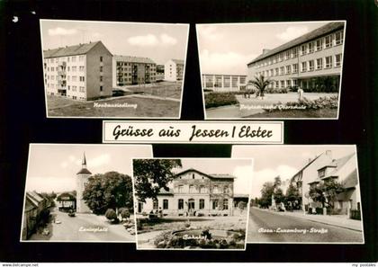 73962845 Jessen Elster Neubausiedlung Polytechn Oberschule Leninplatz Bahnhof Ro