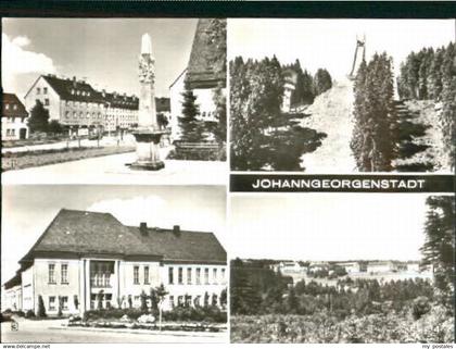 70118349 Johanngeorgenstadt Johanngeorgenstadt Saeule Schanze Kulturhaus ungelau