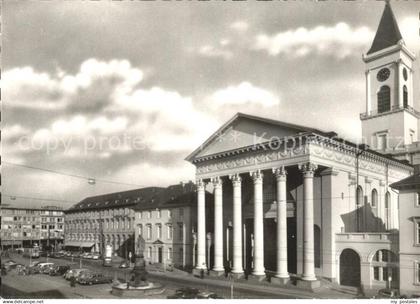 72063982 Karlsruhe Marktplatz und Stadtkirche Karlsruhe