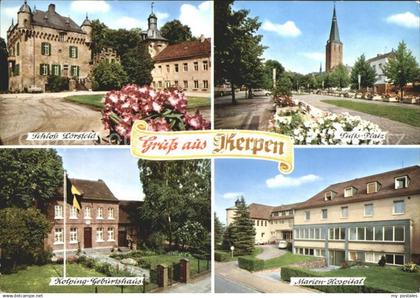 72131893 Kerpen Rheinland Schloss Loersfeld Stifts Platz Marien Hospital