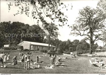 72073631 Kleinmachnow Freibad Kiebitzberge Liegewiese