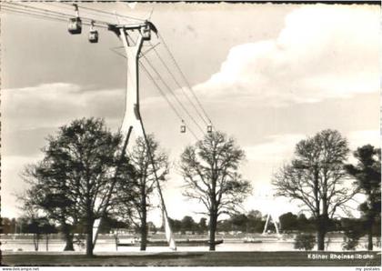 70110694 Koeln Rhein Koeln Rheinseilbahn x 1957 Koeln Rhein