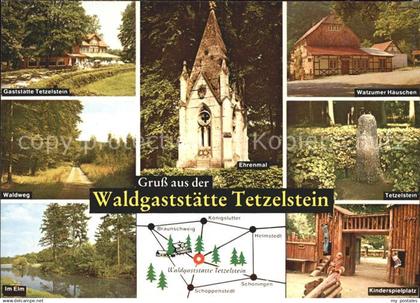 71958412 Koenigslutter Elm Waldgasstaette Tetzelstein Ehrenmal Elm