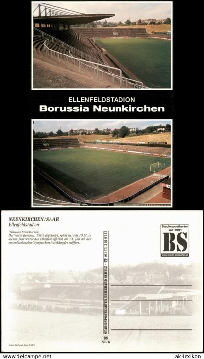 Ansichtskarte Neunkirchen (Saar) ELLENFELDSTADION AUfnahme von 1985 2003