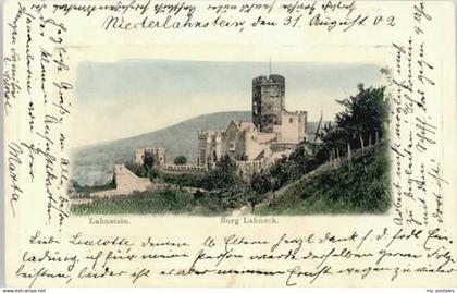 70128875 Lahnstein Lahnstein Burg Lahneck x