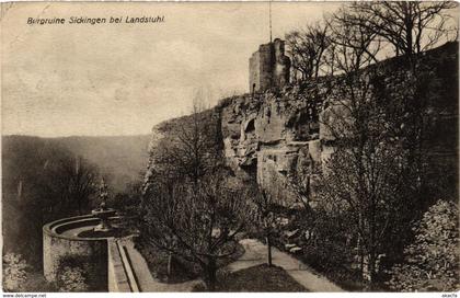 CPA AK Landstuhl - Burgruine Sickingen bei Landstuhl GERMANY (914154)