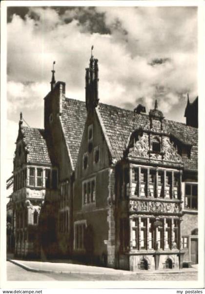 70111061 Lemgo Lemgo Rathaus ungelaufen ca. 1965