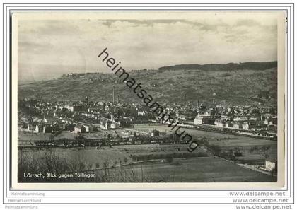 Lörrach gegen Tüllingen - Foto-AK